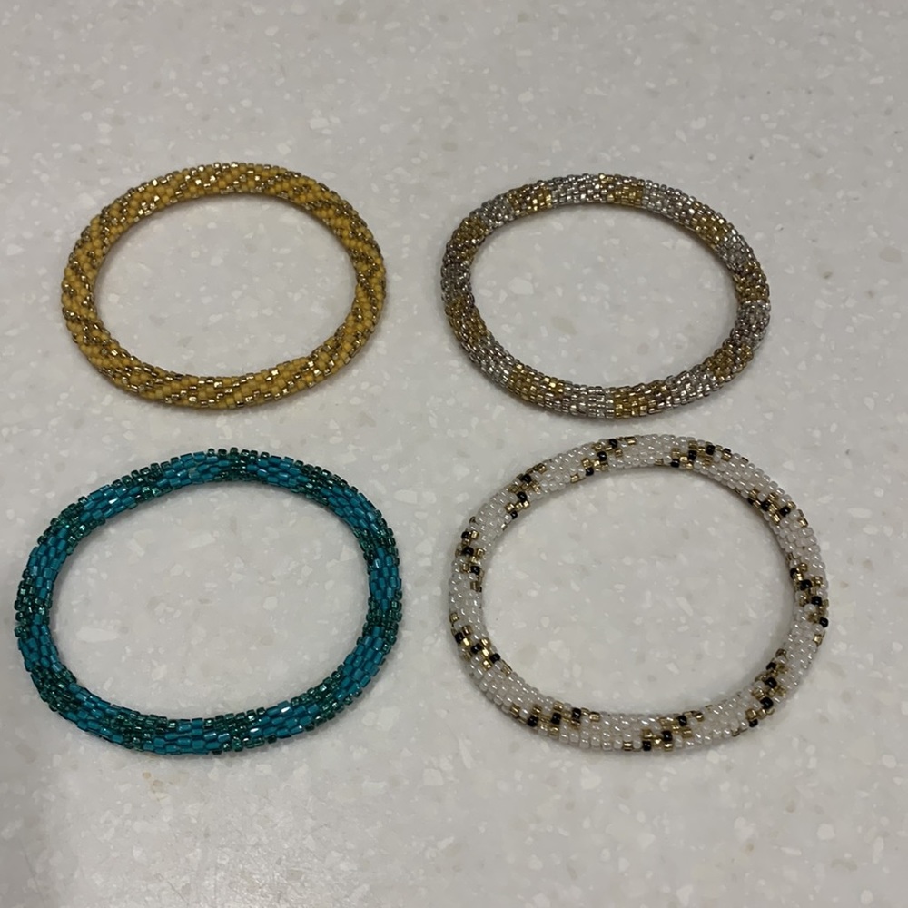Lilly and Laura Stack of Bracelets - Picture 2 of 3